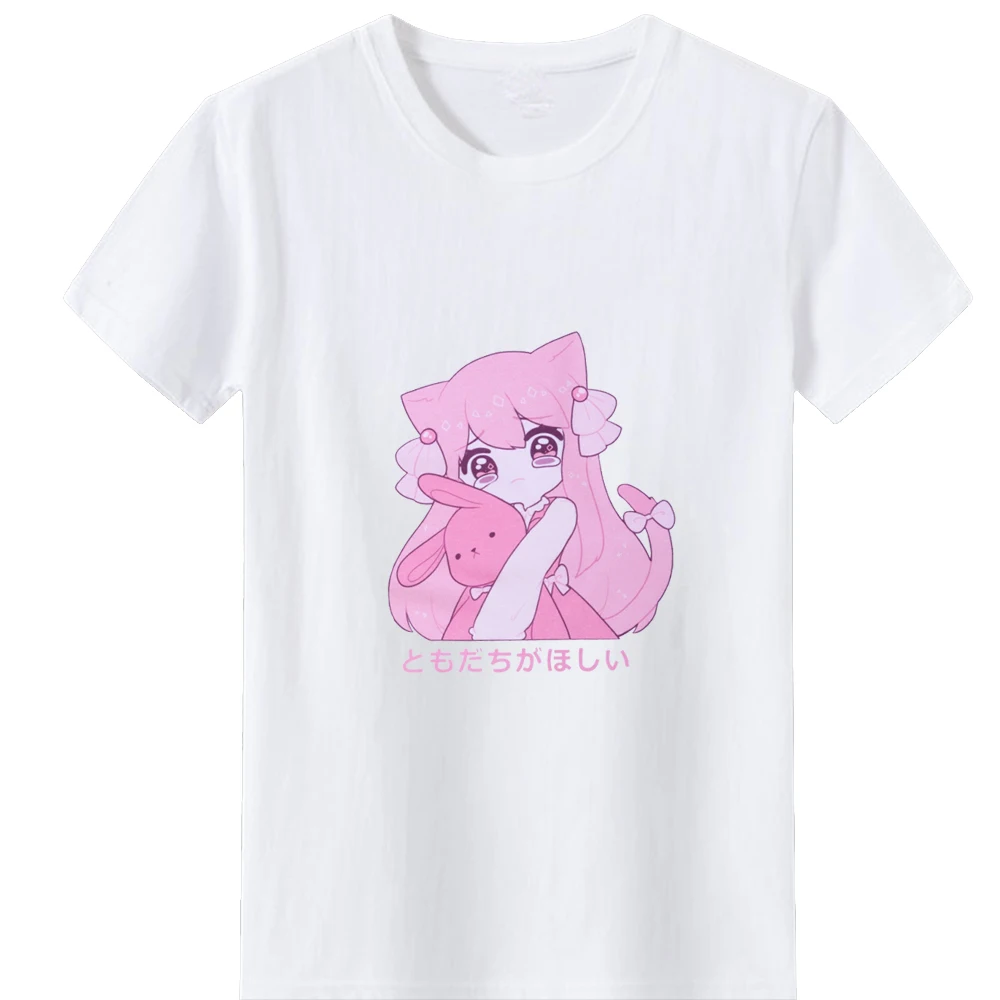 Harajuku Cute Little Girl Graphic T Shirt Women Loose Tees Female Casual Top Kawaii Japanese Alphabet Print Tshirt Women Clothes
Harajuku Cute Little Girl Graphic T Shirt Women Loose Tees Female Casual Top Kawaii Japanese Alphabet Print Tshirt Women Clothes