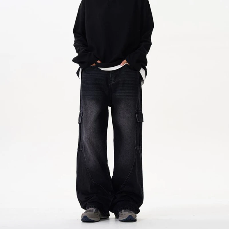 2026 Fashion Men American Style Vintage Denim Pants Male Classic Loose Wide Leg Cargo Pants Daily Comfortable Versatile Jeans
2026 Fashion Men American Style Vintage Denim Pants Male Classic Loose Wide Leg Cargo Pants Daily Comfortable Versatile Jeans