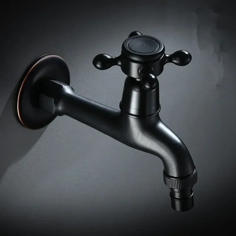 Modern Black Bronze G1/2 Decorative Outdoor Faucet Garden Bibcock Tap Bathroom Washing Machine Mop Faucet Only Cold
Modern Black Bronze G1/2 Decorative Outdoor Faucet Garden Bibcock Tap Bathroom Washing Machine Mop Faucet Only Cold
