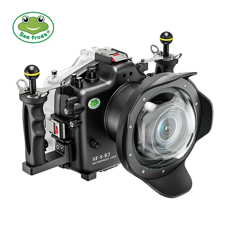 Seafrog Diving Camera Waterproof Case Suitable for Canon EOS R3 Camera Underwater Photography HD Photo Protective Cover
Seafrog Diving Camera Waterproof Case Suitable for Canon EOS R3 Camera Underwater Photography HD Photo Protective Cover