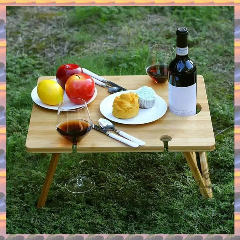 ABML Outdoor Wine Picnic Table Camping Snack Table Can Hold Wine Glasses And Bottles 34X30cm
ABML Outdoor Wine Picnic Table Camping Snack Table Can Hold Wine Glasses And Bottles 34X30cm