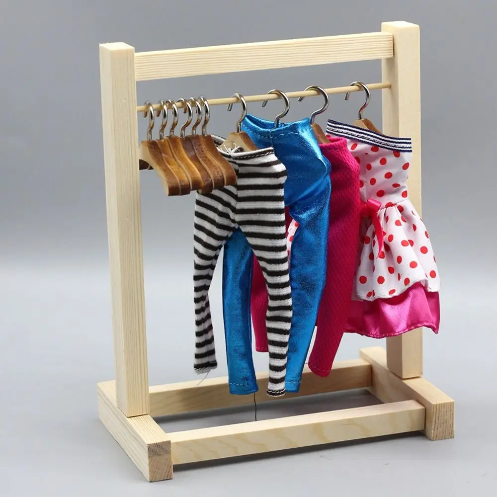 Dollhouse Supplies Doll Clothing Hanger Wooden Mini Dollhouse Furniture Toys Simulation Pretend Play Garment Organizer Kids
Dollhouse Supplies Doll Clothing Hanger Wooden Mini Dollhouse Furniture Toys Simulation Pretend Play Garment Organizer Kids