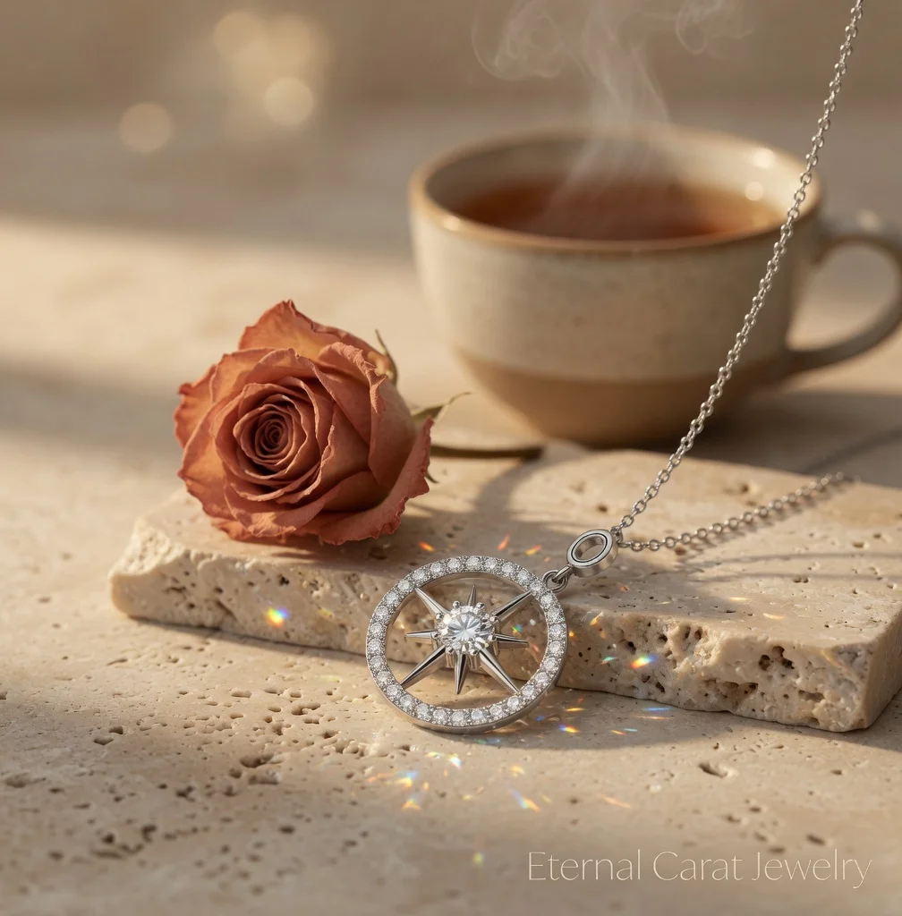 Mother's Day Gift PT950 Platinum Moissanite Eight Pointed Star Pendant Necklace for Mom Light Luxury Sweater Chain Jewelry 60CM
Mother's Day Gift PT950 Platinum Moissanite Eight Pointed Star Pendant Necklace for Mom Light Luxury Sweater Chain Jewelry 60CM