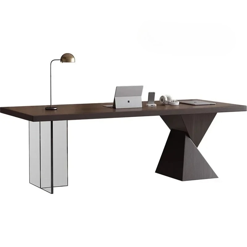 Рабочий стол из массива дерева, итальянский минималистичный письменный стол, дизайн дома, украшение компьютерной комнаты
Рабочий стол из массива дерева, итальянский минималистичный письменный стол, дизайн дома, украшение компьютерной комнаты