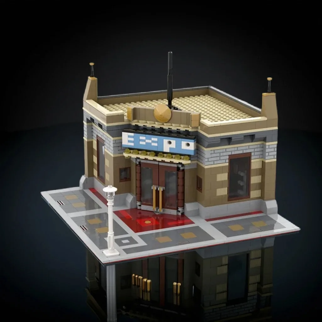 1055pcs MOC Expo Hall Modular Streetscape Model Building Blocks Christmas Gifts Construction Toy Brick Kids Education DIY Idea
1055pcs MOC Expo Hall Modular Streetscape Model Building Blocks Christmas Gifts Construction Toy Brick Kids Education DIY Idea