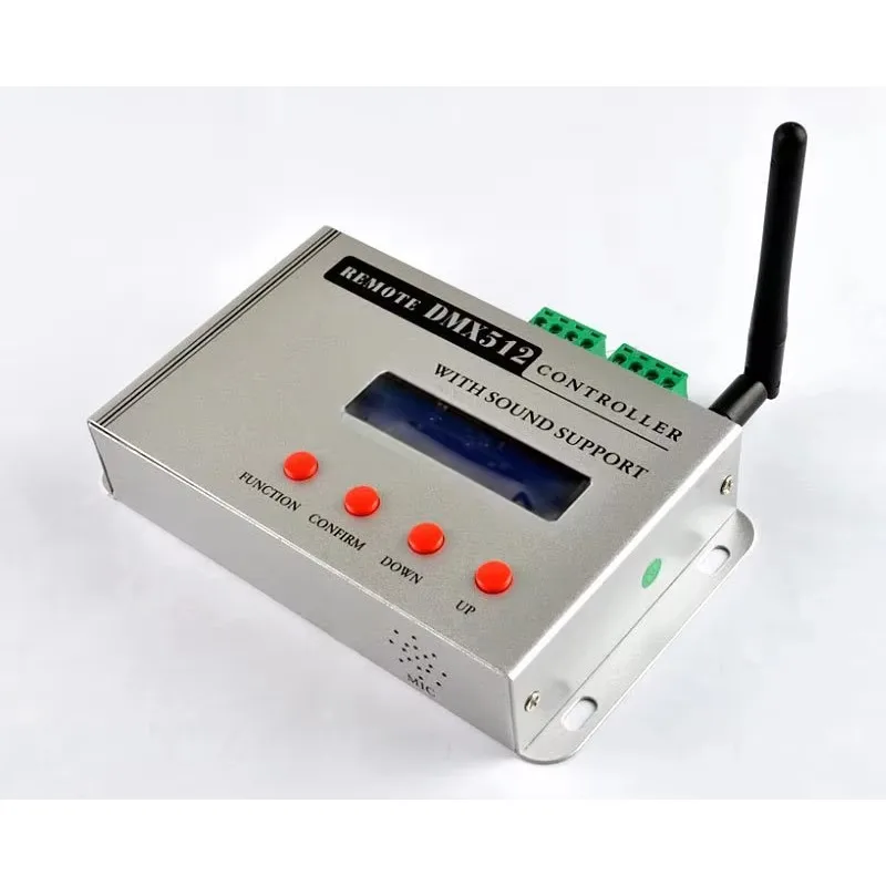 Professional LED Fountain Remote DMX 512 RGB Controller 512*8 With Voice Controlled for Underwater and Swimming Pool L
Professional LED Fountain Remote DMX 512 RGB Controller 512*8 With Voice Controlled for Underwater and Swimming Pool L
