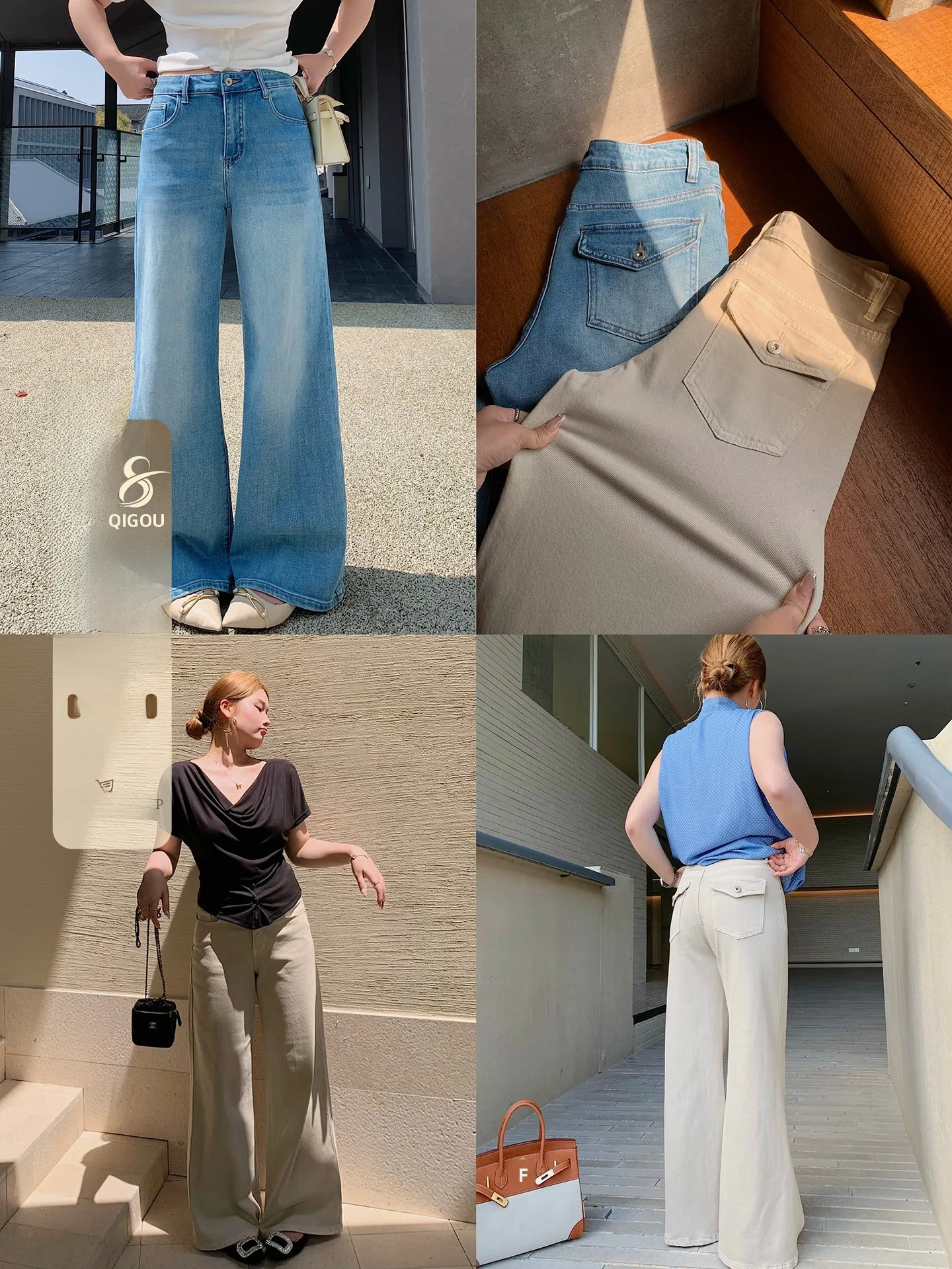Herwear High Waist Flared Jeans Women's Slimming Versatile Long Pants Four-Sided Elastic Two-Tone Bootcut Denim Skinnies
Herwear High Waist Flared Jeans Women's Slimming Versatile Long Pants Four-Sided Elastic Two-Tone Bootcut Denim Skinnies
