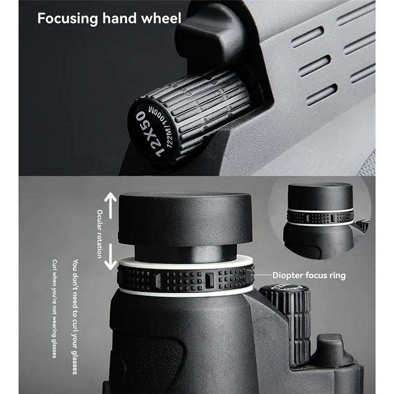 A29Z-12X50 Монокуляр BAK4 Prism Портативный HD монокулярный телескоп с подсветкой для наблюдения за птицами Туризм Монокуляр
A29Z-12X50 Монокуляр BAK4 Prism Портативный HD монокулярный телескоп с подсветкой для наблюдения за птицами Туризм Монокуляр