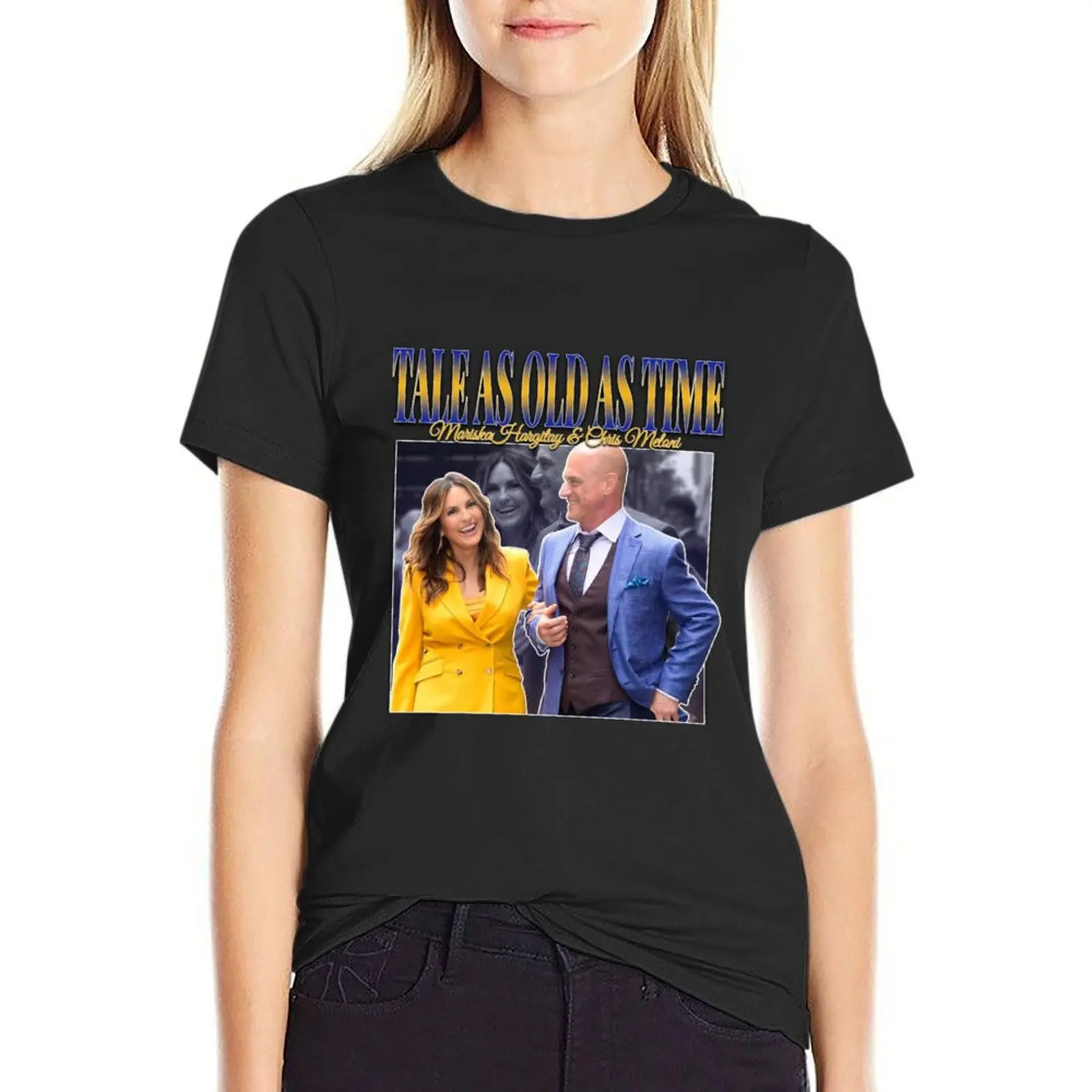 Mariska Hargitay and Chris Meloni Chriska #P4L #B_TB Inspired Vintage Homage T-Shirt new edition Woman fashion
Mariska Hargitay and Chris Meloni Chriska #P4L #B_TB Inspired Vintage Homage T-Shirt new edition Woman fashion