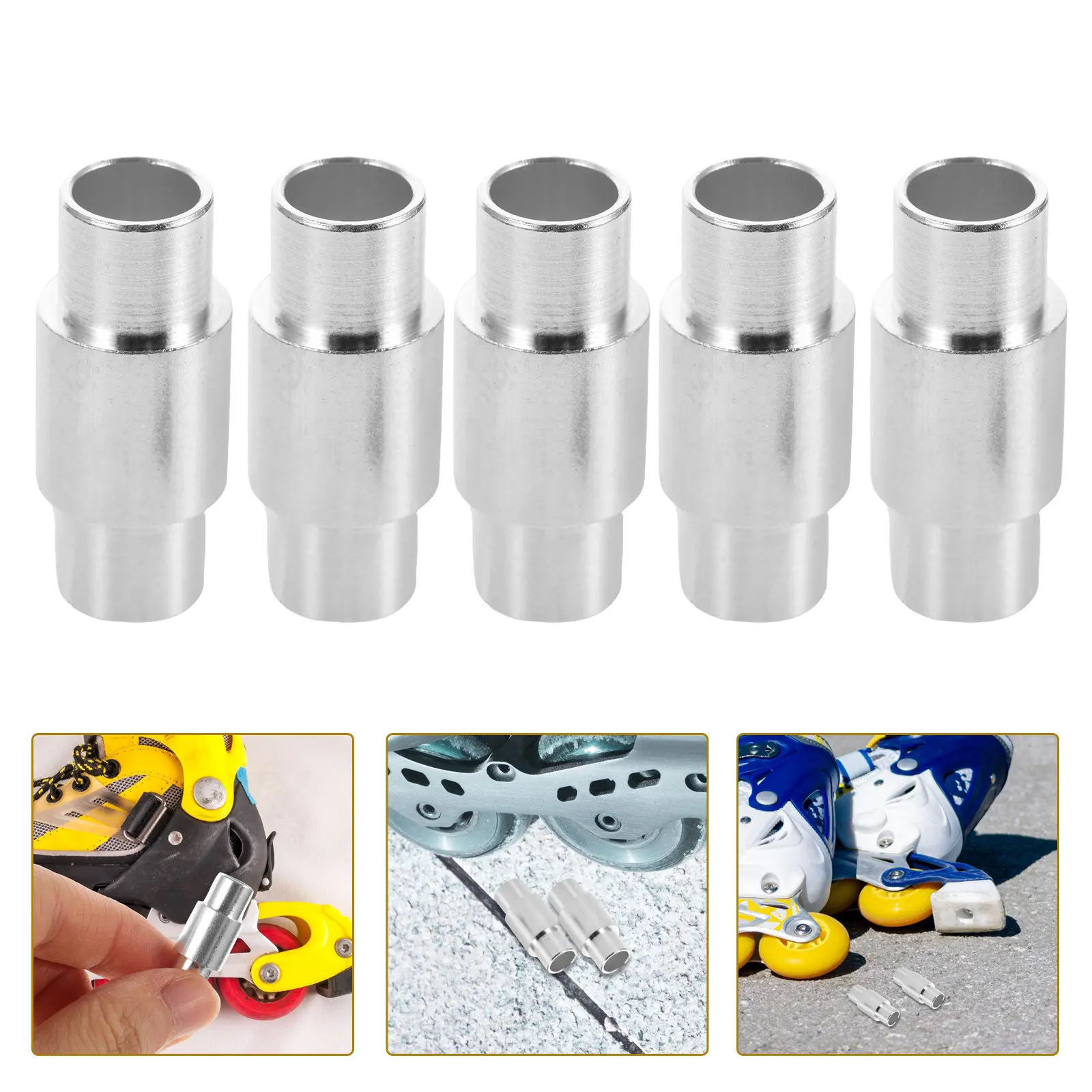 10 Pcs Wheel Bearing Roller Skate Spacer Bearings Inline Axles Spacers Accessories Silver for
10 Pcs Wheel Bearing Roller Skate Spacer Bearings Inline Axles Spacers Accessories Silver for