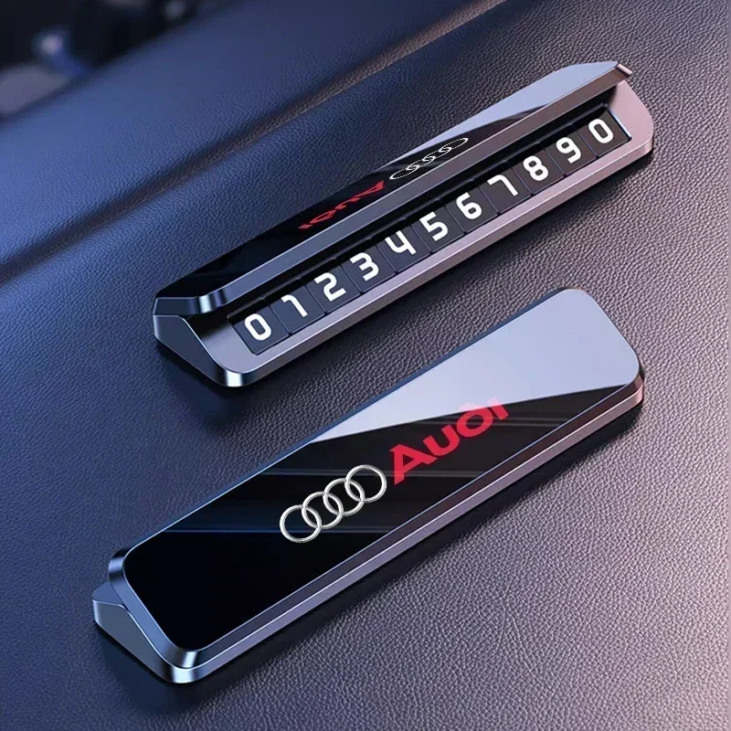Metal Mobile Phone Temporary Parking Number Plate For Audi A4 A6 A7 RS A5 Q3 Q5 Q7 A8 A3 TT Sline Quattro S3 S4 S5 S6 S7 S8
Metal Mobile Phone Temporary Parking Number Plate For Audi A4 A6 A7 RS A5 Q3 Q5 Q7 A8 A3 TT Sline Quattro S3 S4 S5 S6 S7 S8