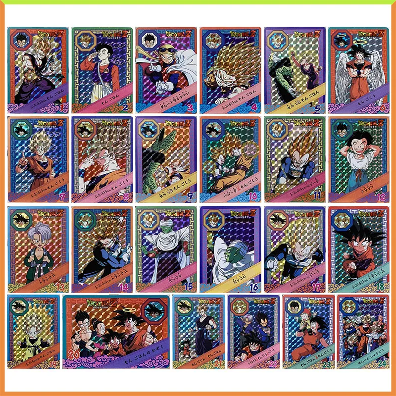 Anime Dragon Ball DIY ACG Game Collectible Cards Son Gohan krillin Cell Torankusu Piccolo Chaoz Toys for boys birthday present
Anime Dragon Ball DIY ACG Game Collectible Cards Son Gohan krillin Cell Torankusu Piccolo Chaoz Toys for boys birthday present