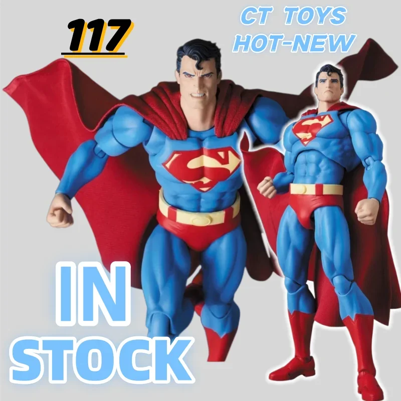 Hot New CT Toys 1/12 Hush Superman Action Figure Mafex 117 Cloth Made Figures Suit Collection Statue Movable Toy Kid Gif
Hot New CT Toys 1/12 Hush Superman Action Figure Mafex 117 Cloth Made Figures Suit Collection Statue Movable Toy Kid Gif