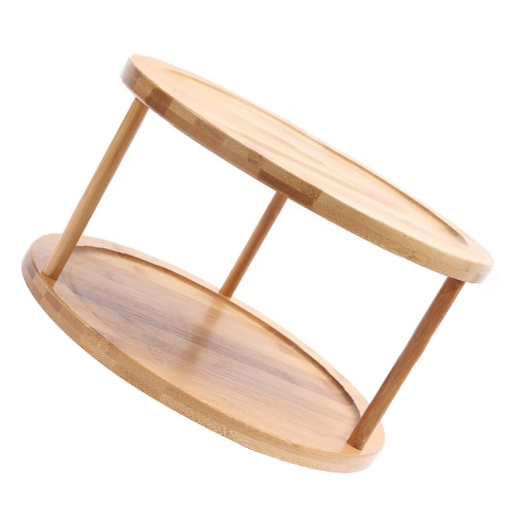 Bamboo Seasoning Storage Shelf Double Layer Rotatory Desk Rack Large Capacity Lightweight Beautiful Makeup
Bamboo Seasoning Storage Shelf Double Layer Rotatory Desk Rack Large Capacity Lightweight Beautiful Makeup