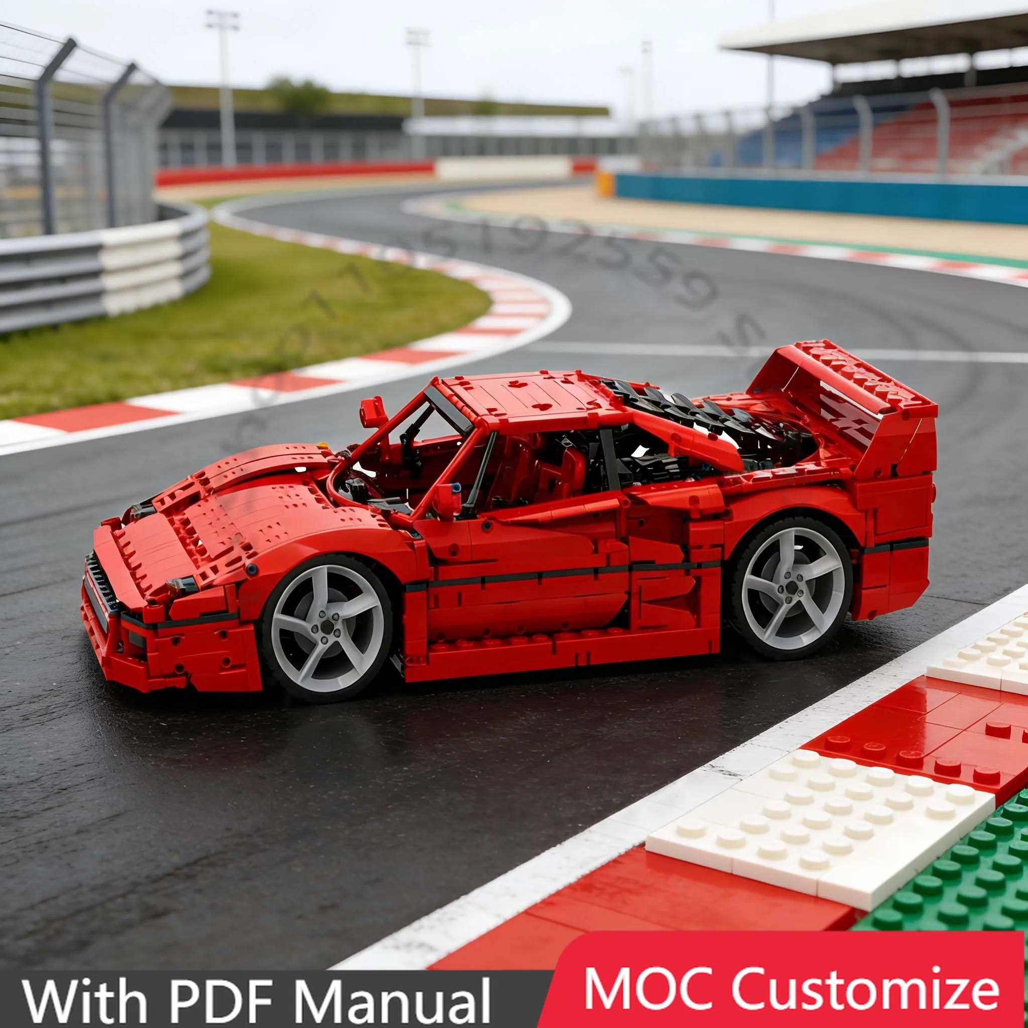 2738 PCS Speedy Sports Car F40 1:8 MOC Customize Modular Building Block Creative Design Simple DIY Boy Assembly Toy Gift
2738 PCS Speedy Sports Car F40 1:8 MOC Customize Modular Building Block Creative Design Simple DIY Boy Assembly Toy Gift