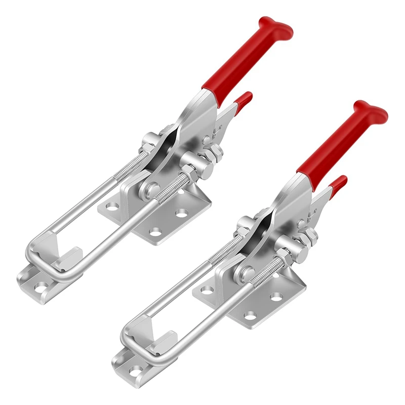 AA81-2 Pack Toggle Latch Clamp, Heavy Duty Latches, 2000Lbs Holding Capacity Adjustable Latch Lock, Smoker Clamps Latch
AA81-2 Pack Toggle Latch Clamp, Heavy Duty Latches, 2000Lbs Holding Capacity Adjustable Latch Lock, Smoker Clamps Latch