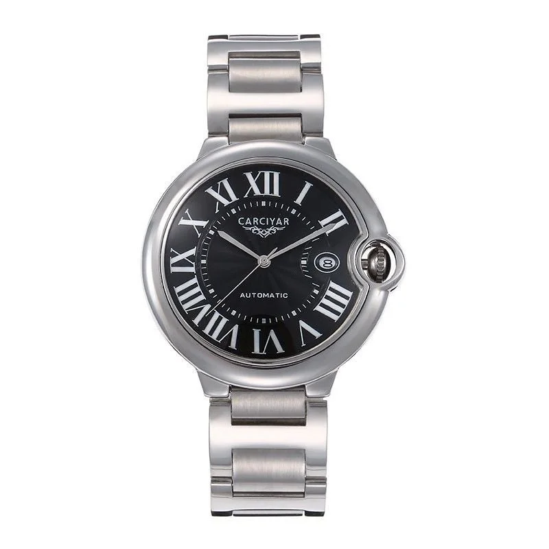 1 CARCIYAR Men's Mechanical Watch, 904L Stainless Steel, World Time, Ultra-Thin, 42mm, Sapphire Crystal, Japanese Movement
1 CARCIYAR Men's Mechanical Watch, 904L Stainless Steel, World Time, Ultra-Thin, 42mm, Sapphire Crystal, Japanese Movement