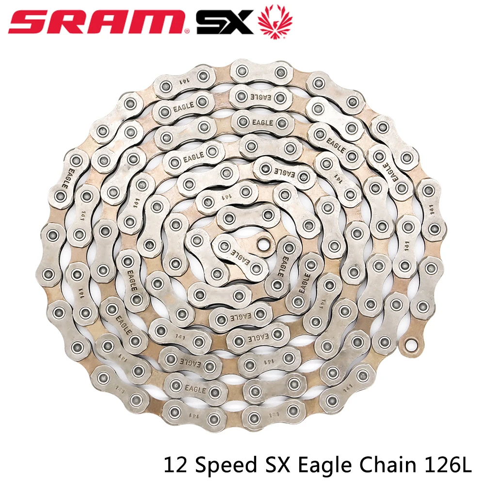SRAM SX Eagle 12 Speed Bike Chain 126 Links MTB Road Bike Chain with Power-Lock QUICK LINK Original Bicycle Parts
SRAM SX Eagle 12 Speed Bike Chain 126 Links MTB Road Bike Chain with Power-Lock QUICK LINK Original Bicycle Parts