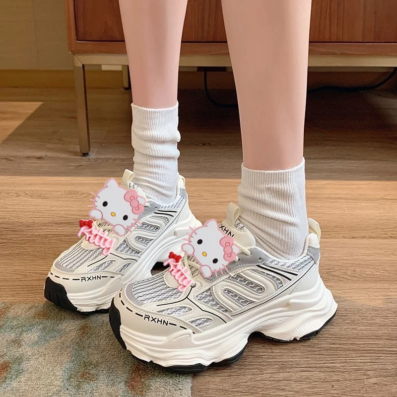 Sanrio hello kitty spring summer mesh heightening cartoon sneakers women kuromi breathable running shoes platform casual shoes
Sanrio hello kitty spring summer mesh heightening cartoon sneakers women kuromi breathable running shoes platform casual shoes