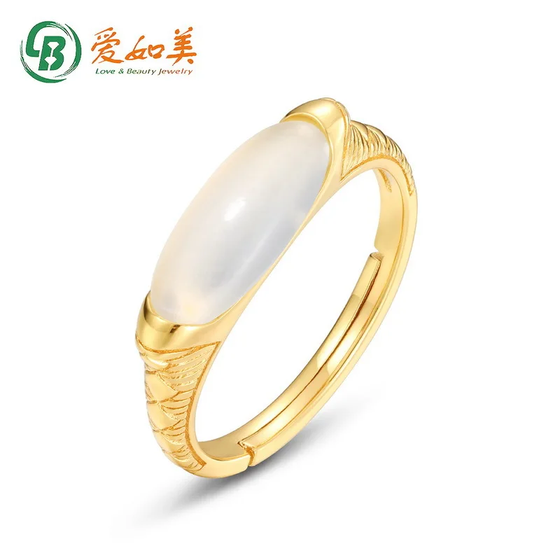 Japanese and Korean 18K Gold PT950 Platinum Silver Plated 7-layer Gold Inlaid Jade Ring, Women's Simple Geometric Ring Bracelet
Japanese and Korean 18K Gold PT950 Platinum Silver Plated 7-layer Gold Inlaid Jade Ring, Women's Simple Geometric Ring Bracelet