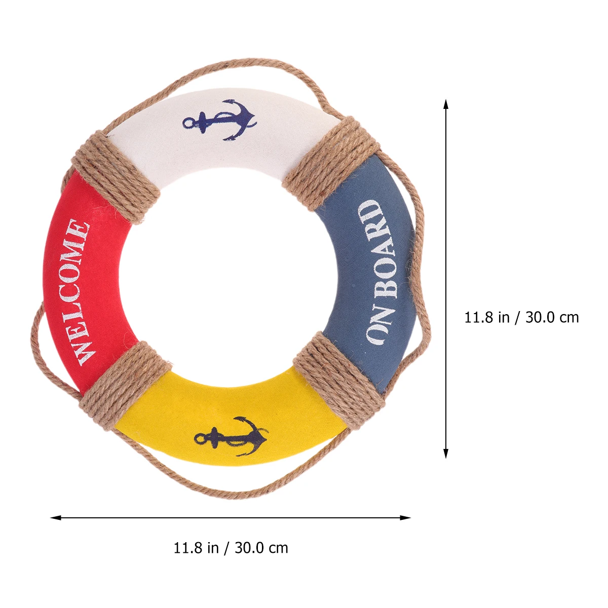 Lifebuoy Decorations Beach Wall Hangings Front Door Welcome Plaque Mediterranean Themed for Home Bathroom
Lifebuoy Decorations Beach Wall Hangings Front Door Welcome Plaque Mediterranean Themed for Home Bathroom