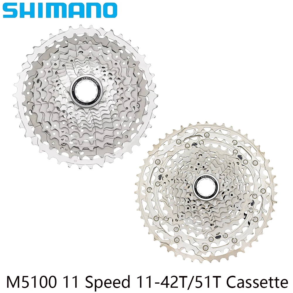 SHIMANO 11-скоростная CS-M5100-11 11-42T/51T велосипедная кассетная звездочка для MTB велосипеда оригинальные велосипедные детали
SHIMANO 11-скоростная CS-M5100-11 11-42T/51T велосипедная кассетная звездочка для MTB велосипеда оригинальные велосипедные детали