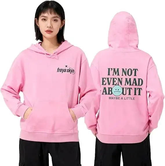 Fashion Pullover Y2k Hip Hop Hoodies Freya Skye Merch Not Even Mad about It Hooded Drawstring Pocket Sweatshirt Unisex
Fashion Pullover Y2k Hip Hop Hoodies Freya Skye Merch Not Even Mad about It Hooded Drawstring Pocket Sweatshirt Unisex