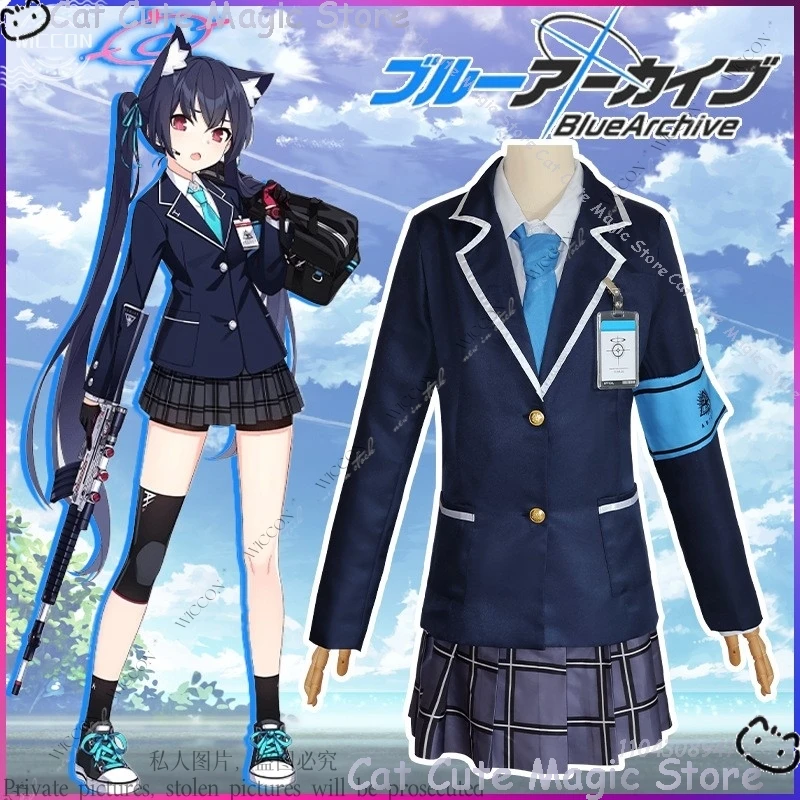 Blue Archive Cosplay Costume Wig Free Earrings Kuromi Serika Game JK School Uniform Daily Outfit Role Play Halloween Costume
Blue Archive Cosplay Costume Wig Free Earrings Kuromi Serika Game JK School Uniform Daily Outfit Role Play Halloween Costume