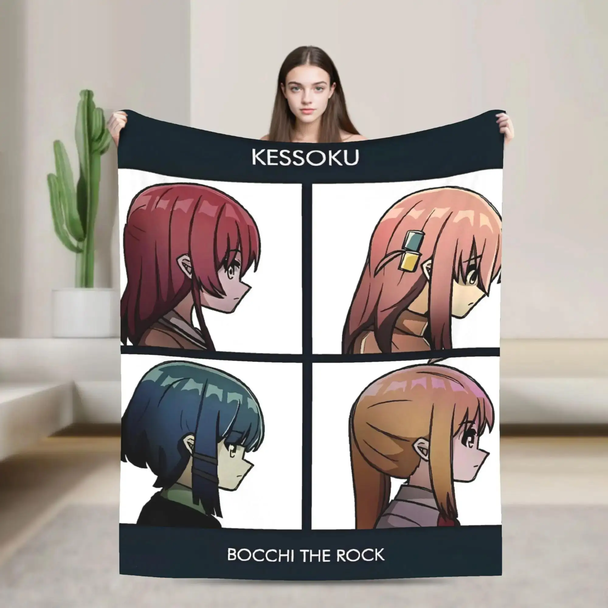 BOCCHI THE ROCK Blanket Soft Flannel Throw for Bed Living Room Office or Travel Custom Quality Bedspread
BOCCHI THE ROCK Blanket Soft Flannel Throw for Bed Living Room Office or Travel Custom Quality Bedspread