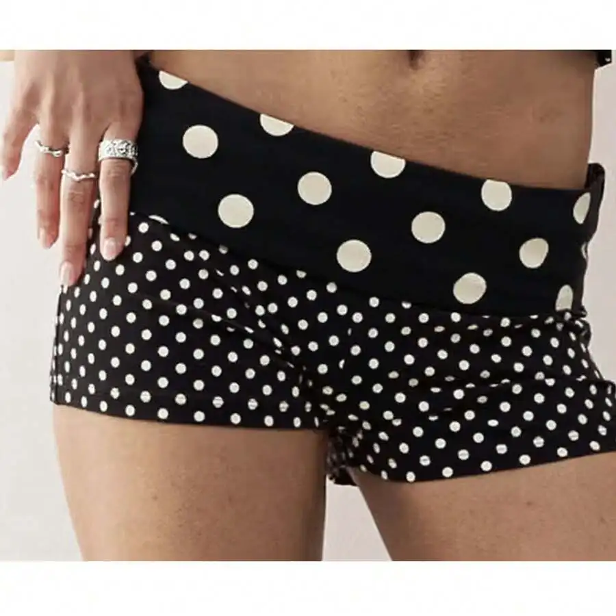Women Elastic Waist Polka Dot Print Slim Fit Casual Shorts For Summer Streetwear Party
Women Elastic Waist Polka Dot Print Slim Fit Casual Shorts For Summer Streetwear Party