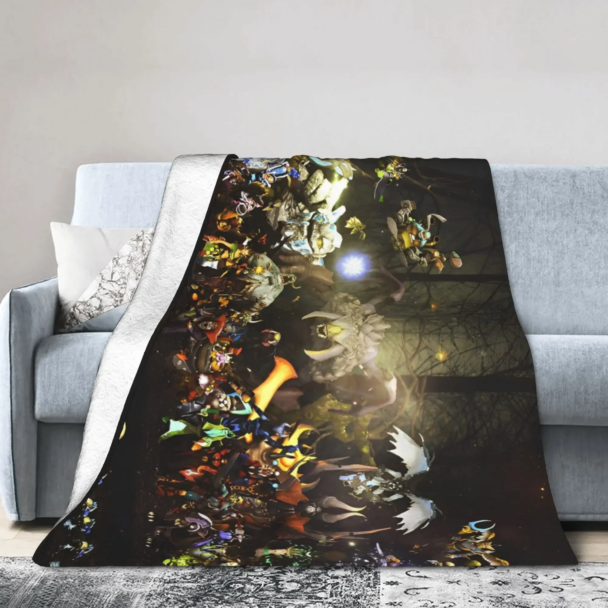 Вязаное одеяло Dota Hero Collection: Мягкий, теплый плед из вельвета для кровати и дивана, с мультяшной игровой тематикой, дышащее и уютное.
Вязаное одеяло Dota Hero Collection: Мягкий, теплый плед из вельвета для кровати и дивана, с мультяшной игровой тематикой, дышащее и уютное.