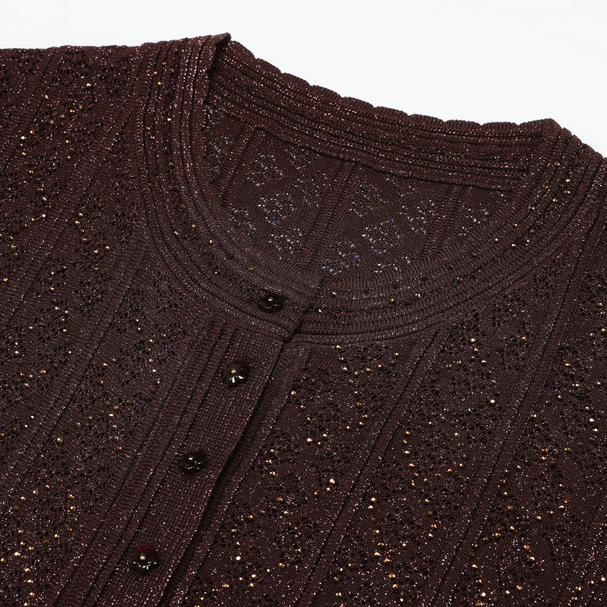 2661 Spring Autumn Women's Long Sleeve Knitted Cardigan Top With Hot Drilling Design, Fresh Style High Quality Casual Jacket
2661 Spring Autumn Women's Long Sleeve Knitted Cardigan Top With Hot Drilling Design, Fresh Style High Quality Casual Jacket