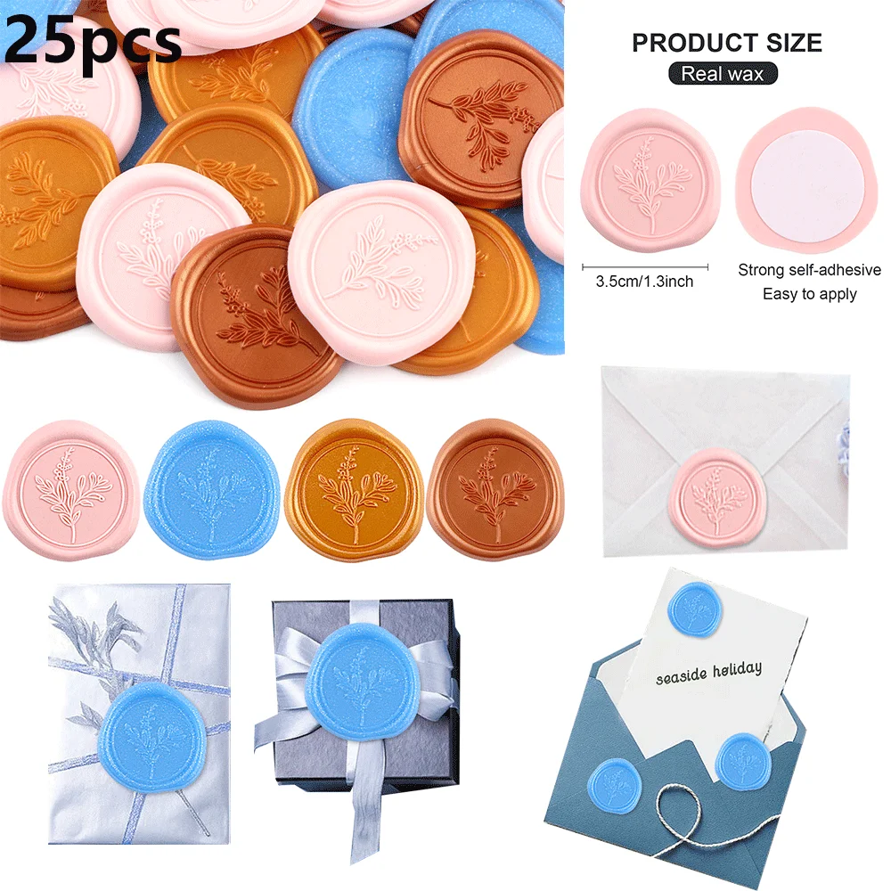 25Pcs Premium Envelope Wax Seal Stickers Dazzling Wedding Stickers Wax Seal for Wedding Invitation Accessories Envelope Cards
25Pcs Premium Envelope Wax Seal Stickers Dazzling Wedding Stickers Wax Seal for Wedding Invitation Accessories Envelope Cards