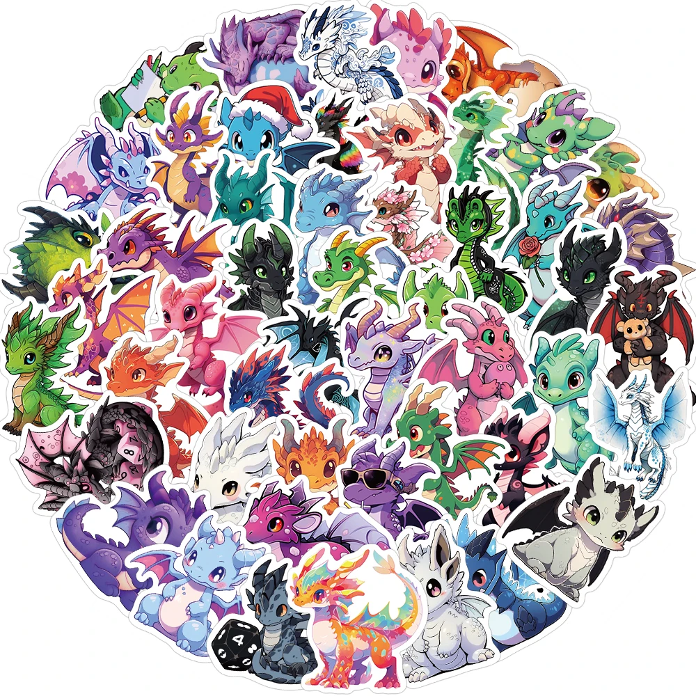 50PCS Cute Cartoon Dinosaur Graffiti Stickers Classic Children's Stickers Phone Cases Guitar Skateboards Water Cups Decorative
50PCS Cute Cartoon Dinosaur Graffiti Stickers Classic Children's Stickers Phone Cases Guitar Skateboards Water Cups Decorative