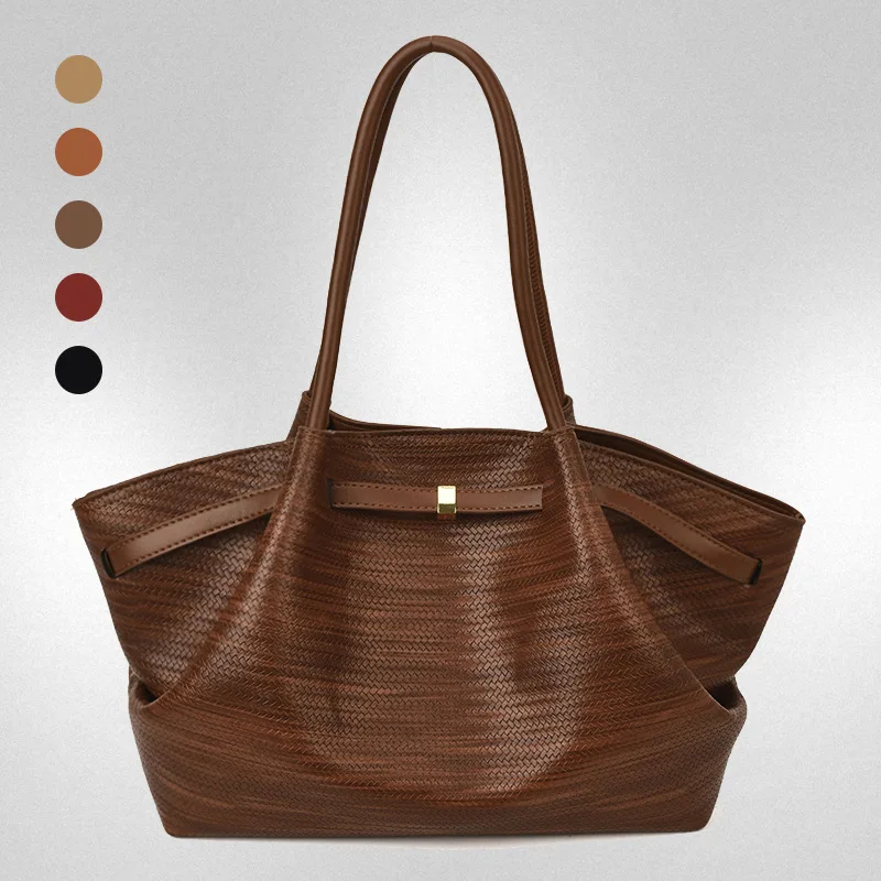 New Retro Woven Tote Bag, Niche Design High-end Armpit Bag, Large-capacity Casual Handbag
New Retro Woven Tote Bag, Niche Design High-end Armpit Bag, Large-capacity Casual Handbag