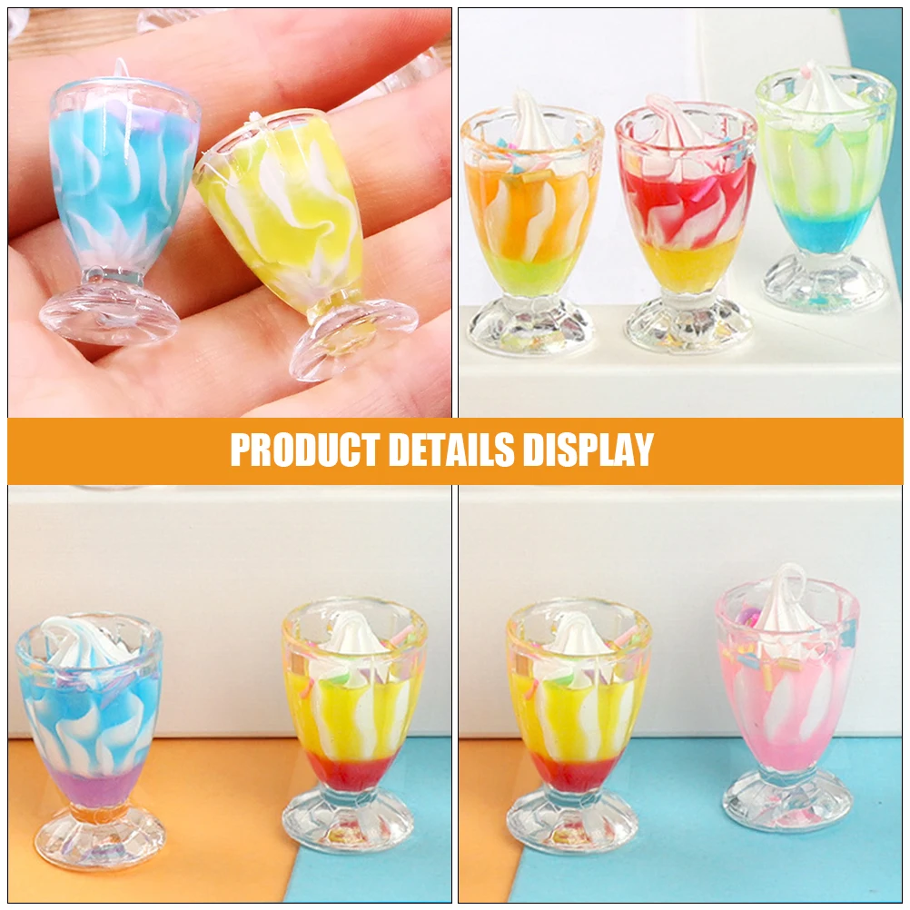8 Pcs Simulated Ice Cream Cup Dessert Toy Mini Simulation Food Props Miniature Dollhouse Resin Fake
8 Pcs Simulated Ice Cream Cup Dessert Toy Mini Simulation Food Props Miniature Dollhouse Resin Fake