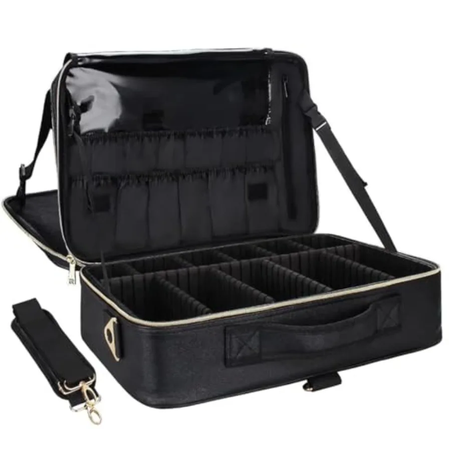 Makeup Case Large Makeup Bag Professional Train Case 16.5 inches Travel Cosmetic Organizer Brush Holder Waterproof Makeup Artis
Makeup Case Large Makeup Bag Professional Train Case 16.5 inches Travel Cosmetic Organizer Brush Holder Waterproof Makeup Artis