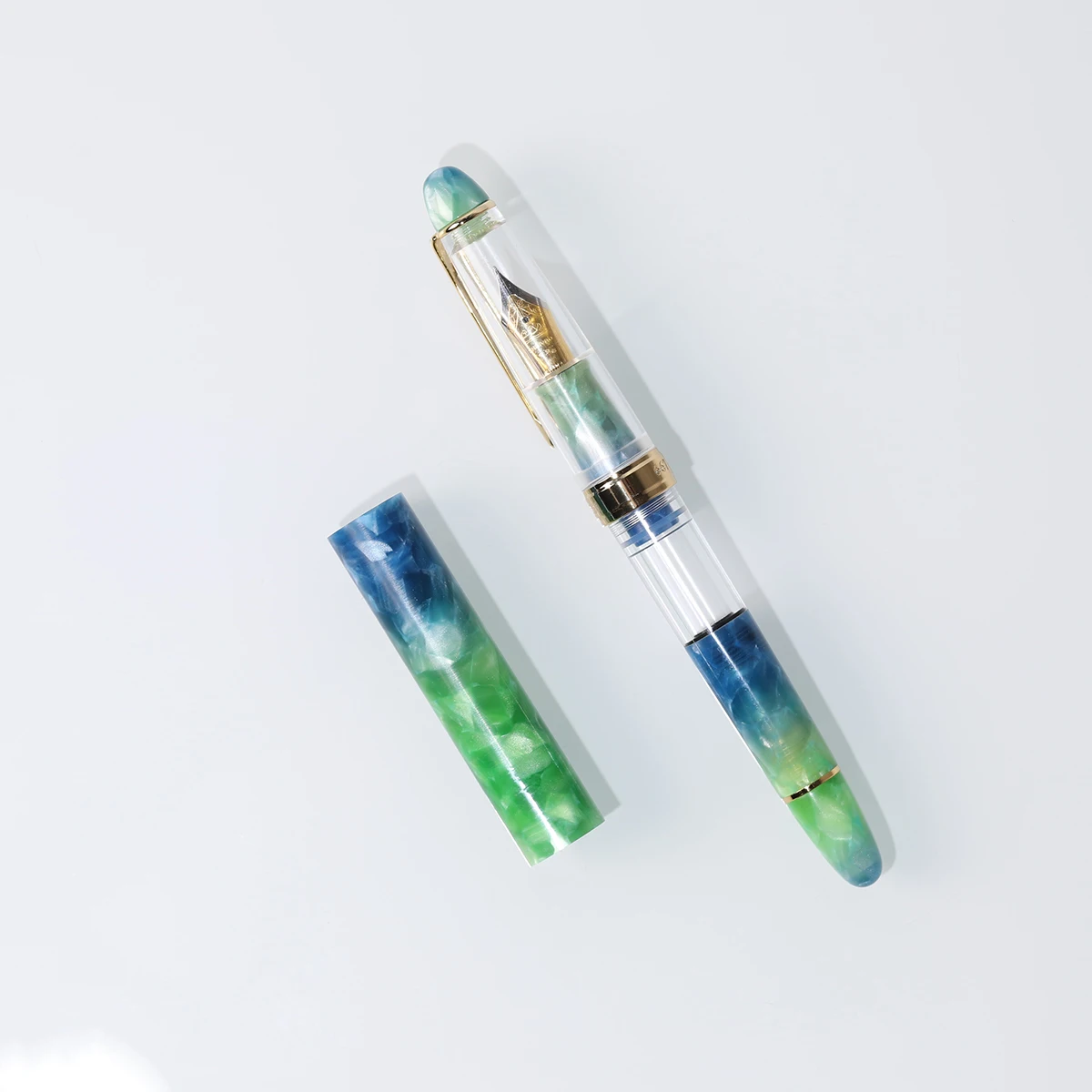 LORELEI 667 Resin Piston Fountain Pen Transparent Ink Pen Iridium EF/F 0.38/0.5mm Writing Gift For Business Office Home School
LORELEI 667 Resin Piston Fountain Pen Transparent Ink Pen Iridium EF/F 0.38/0.5mm Writing Gift For Business Office Home School