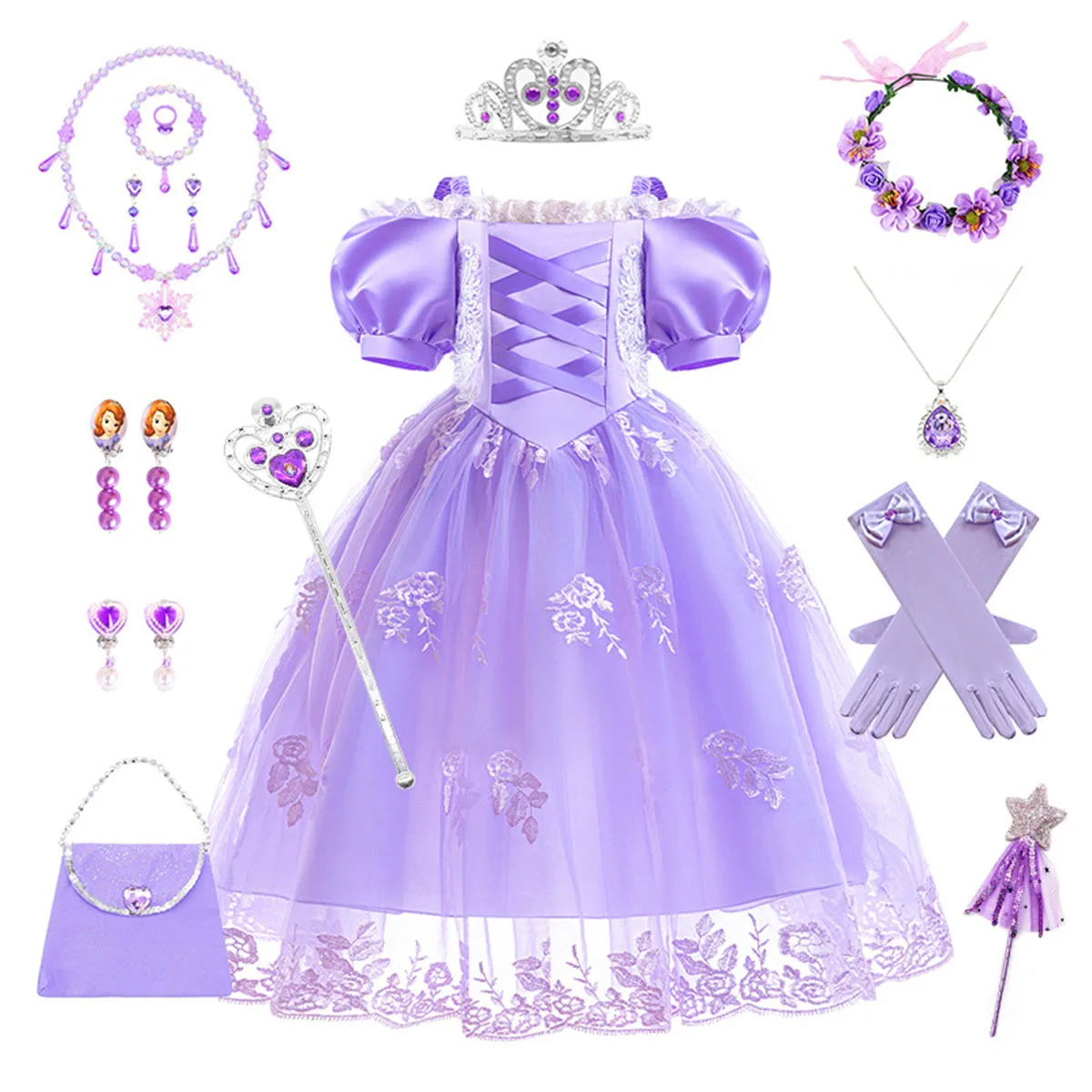 HXCMall Little Girls Movie Princess Tangled Rapunzel Birthday Party Cosplay Halloween Dress
HXCMall Little Girls Movie Princess Tangled Rapunzel Birthday Party Cosplay Halloween Dress