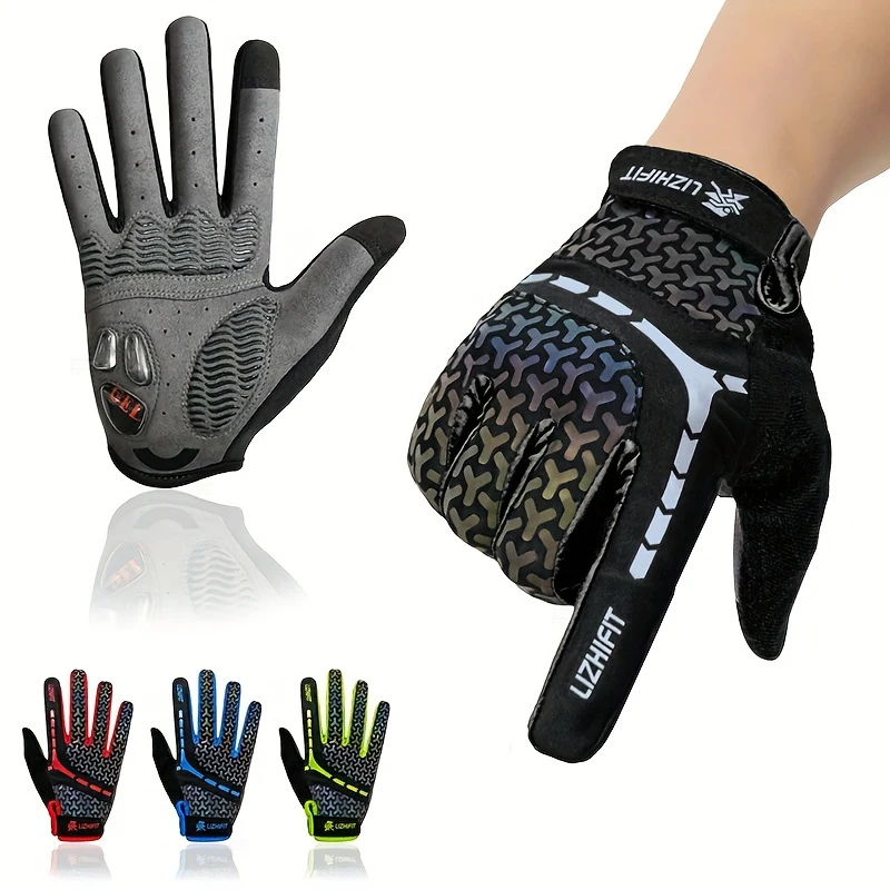 Full Finger Cycling Gloves Unisex, Outdoor Touch Screen Road Mountain Bike Gloves, Silicone Anti-Slip Shock-Absorbing Breathable
Full Finger Cycling Gloves Unisex, Outdoor Touch Screen Road Mountain Bike Gloves, Silicone Anti-Slip Shock-Absorbing Breathable