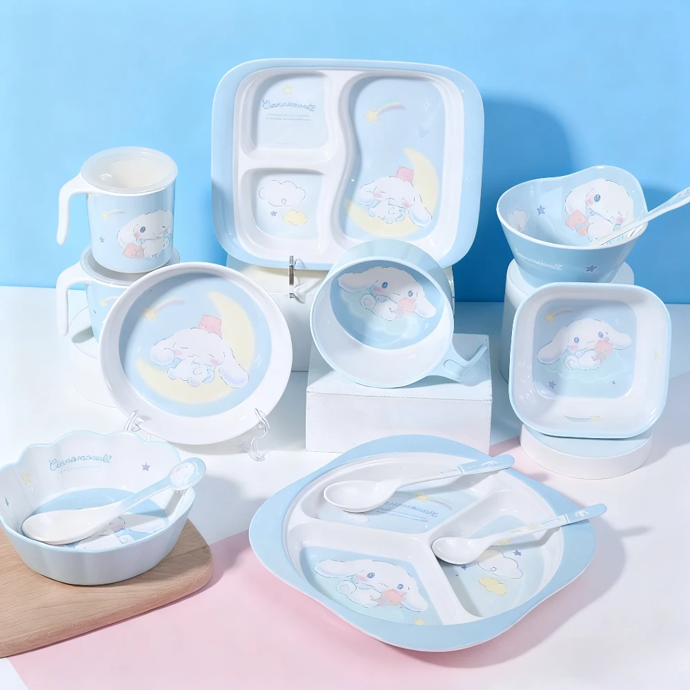 Cinnamoroll Breakfast Plate Cute Pasta Snack Plate Antiscalding Three Grid Plate Cartoon Fruit Oatmeal Bowl Practical Tableware
Cinnamoroll Breakfast Plate Cute Pasta Snack Plate Antiscalding Three Grid Plate Cartoon Fruit Oatmeal Bowl Practical Tableware