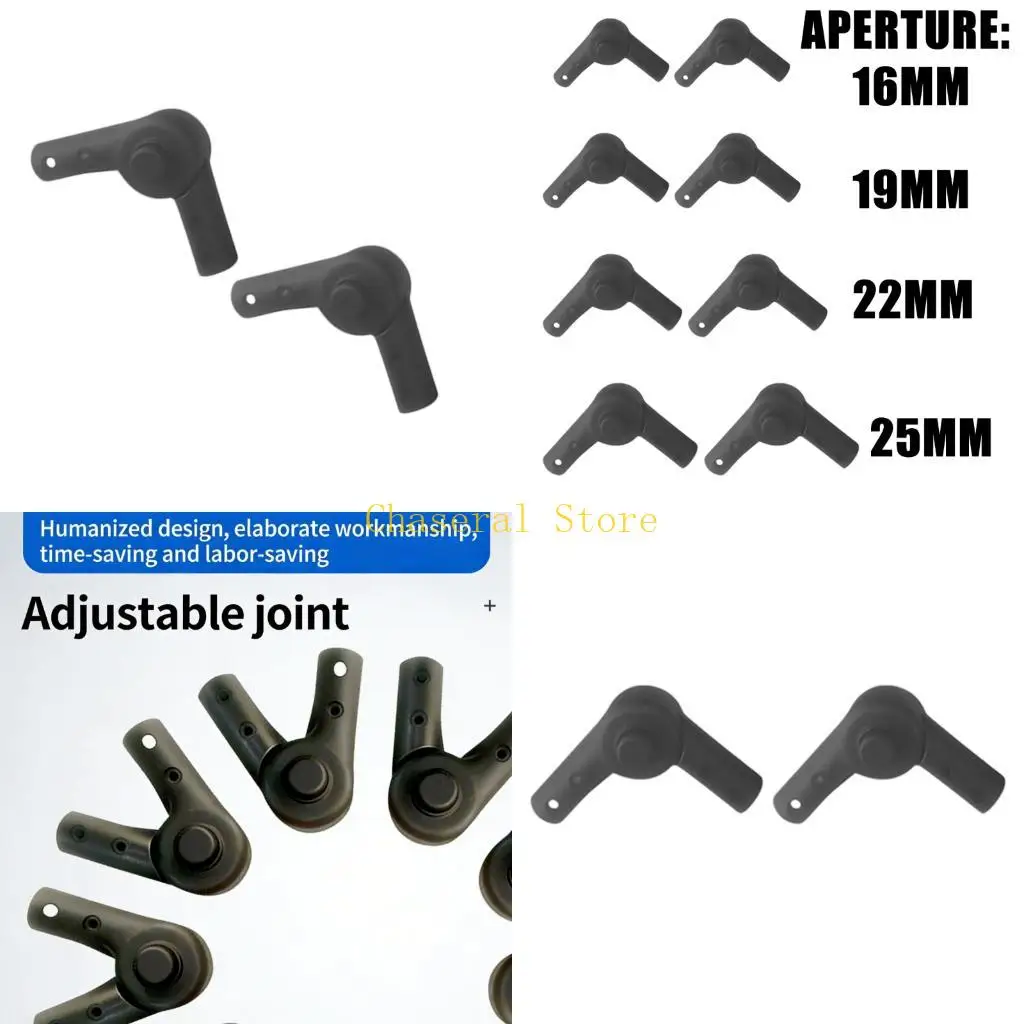 E7CE Adjustable Baby Carriage Joint Connector Adapter For 16/19/22/25mm Diameter Rod During Daily Outings Black
E7CE Adjustable Baby Carriage Joint Connector Adapter For 16/19/22/25mm Diameter Rod During Daily Outings Black