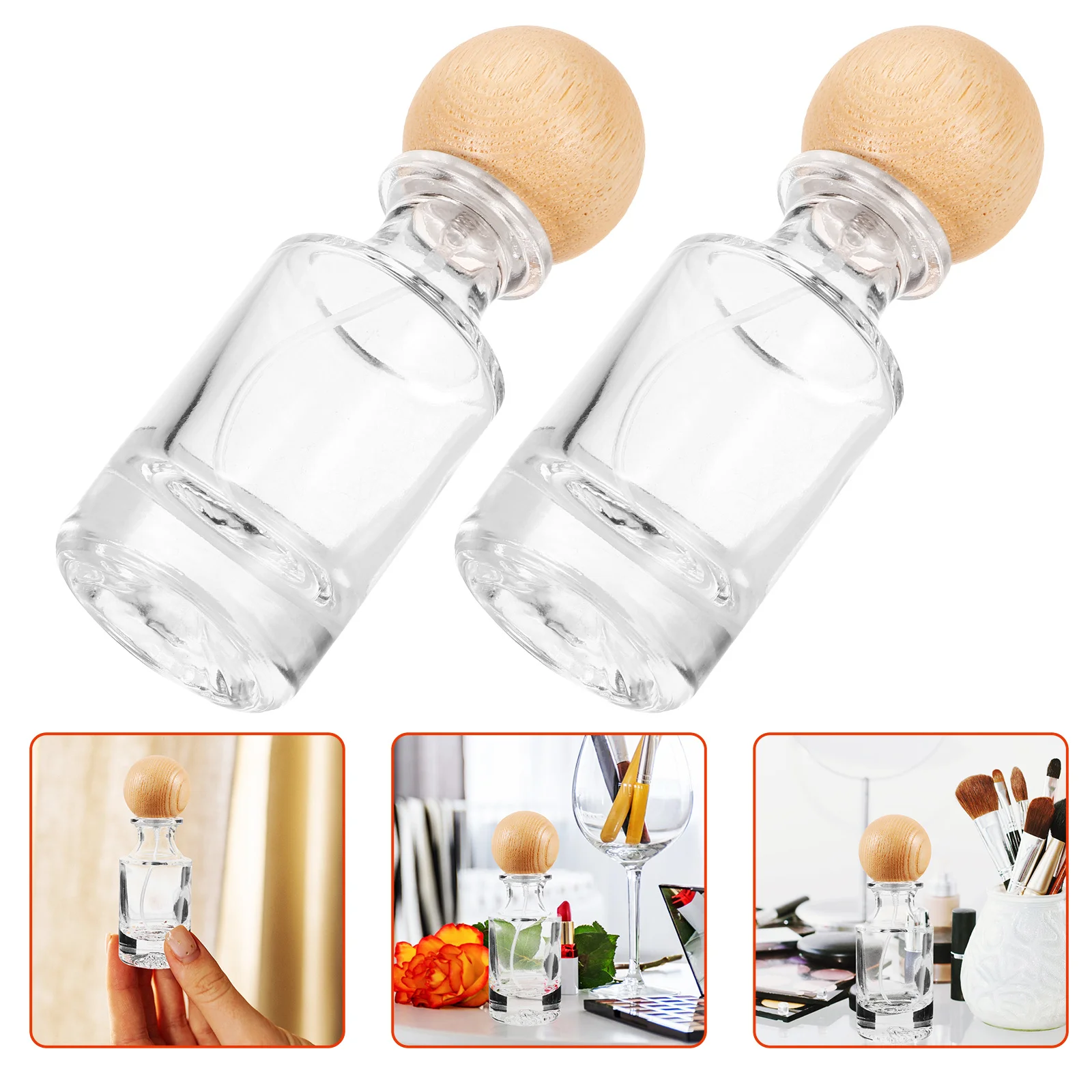 2Pcs Perfume Travel Bottles Small Glass Essential Oil Bottles Empty Refillable Liquid Storage Containers for Fragrance
2Pcs Perfume Travel Bottles Small Glass Essential Oil Bottles Empty Refillable Liquid Storage Containers for Fragrance