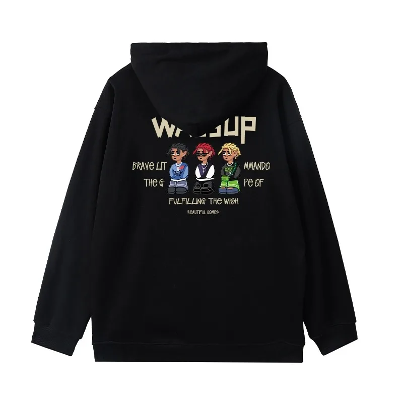 Fashion New Men's Printed Cotton Hooded Sweater Men's Women's Spring and Autumn Large Size Heavy Cotton Teen Couple Hoodie
Fashion New Men's Printed Cotton Hooded Sweater Men's Women's Spring and Autumn Large Size Heavy Cotton Teen Couple Hoodie