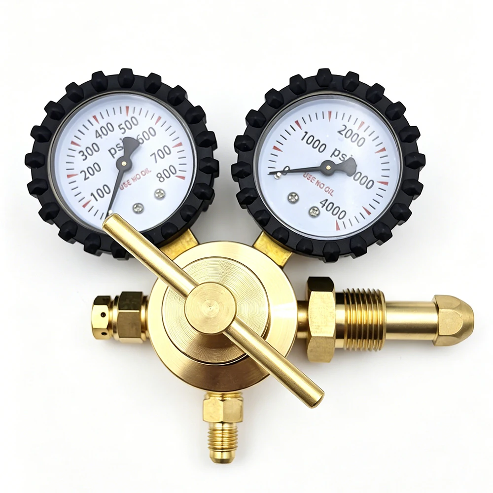 High-Quality Brass G5/8 CGA580 Nitrogen Regulator Heavy-Duty Nitrogen Pressure Reducer 800psi N2 Pressure Reducing Valve
High-Quality Brass G5/8 CGA580 Nitrogen Regulator Heavy-Duty Nitrogen Pressure Reducer 800psi N2 Pressure Reducing Valve