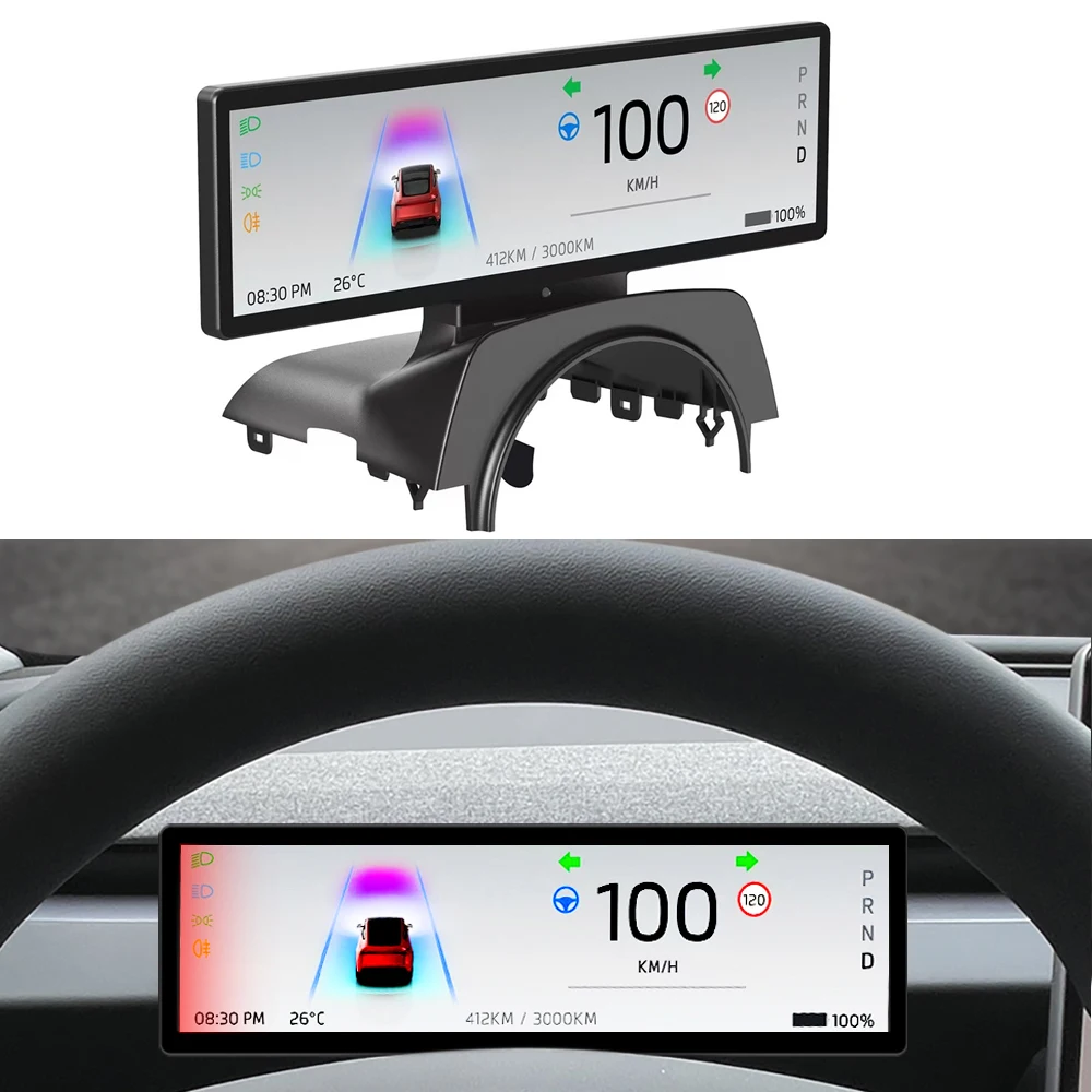 Vjoycar Headup Display Car Hud Dashboard Speed Meter Tire Pressure IPS 8.9" Screen Head up Display for New Model Y/3 Tesla
Vjoycar Headup Display Car Hud Dashboard Speed Meter Tire Pressure IPS 8.9" Screen Head up Display for New Model Y/3 Tesla