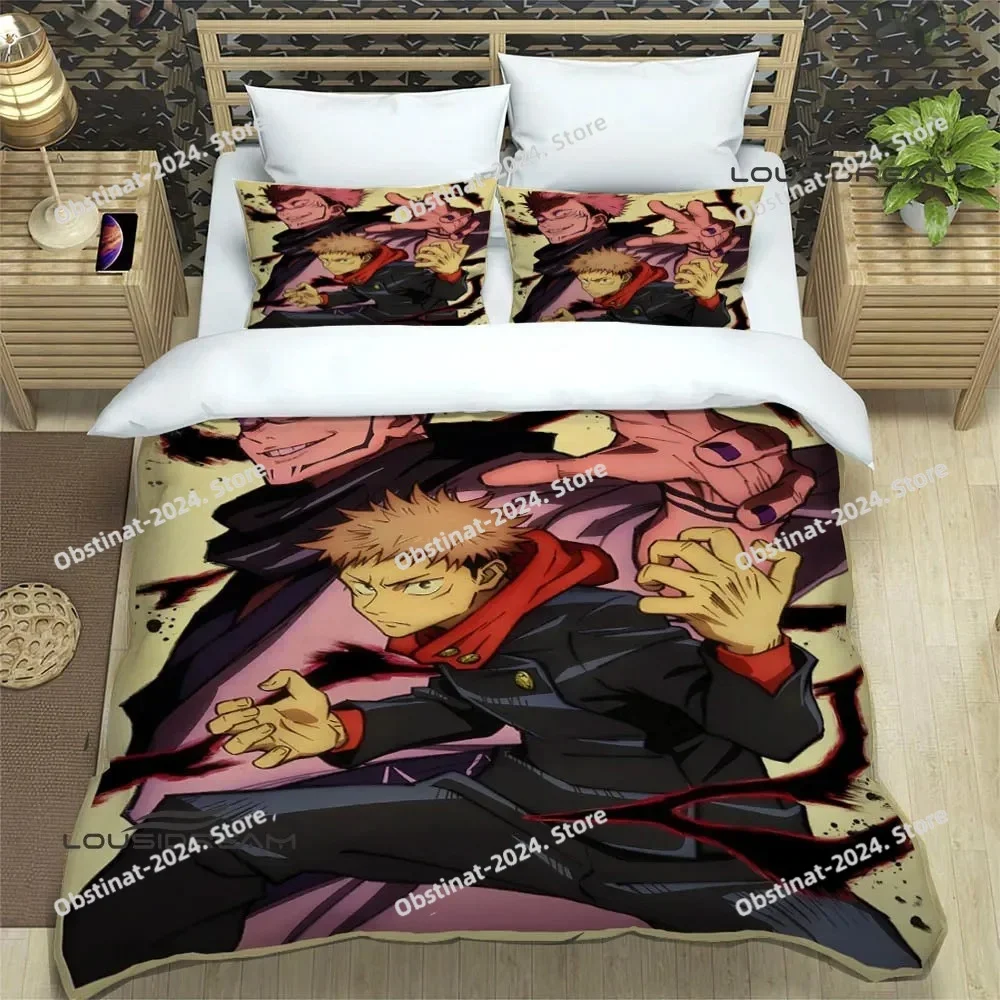 Jujutsu Kaisen Cartoon 3D Bedding Set Duvet Cover Full Queen King Size Pillowcase Bed Printed Set Aldult Kid Bedroom Single Twin
Jujutsu Kaisen Cartoon 3D Bedding Set Duvet Cover Full Queen King Size Pillowcase Bed Printed Set Aldult Kid Bedroom Single Twin
