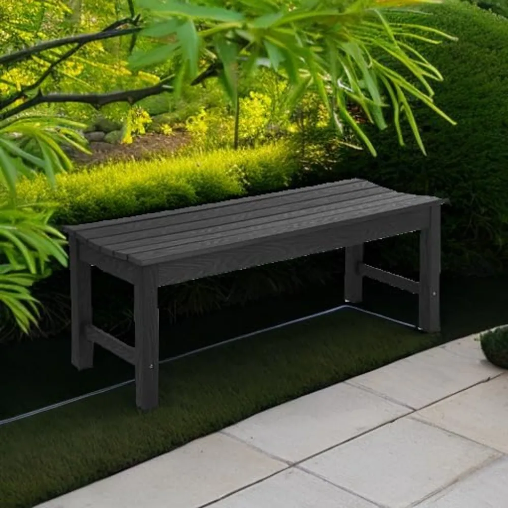 Outdoor Bench, 2-Person Patio Backless Bench, All-Weather HIPS Garden Bench, Never Rot or Fade, for Backyard, Porch
Outdoor Bench, 2-Person Patio Backless Bench, All-Weather HIPS Garden Bench, Never Rot or Fade, for Backyard, Porch