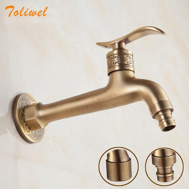 Long Garden Use Crane Antique Solid Brass Bathroom Mop Sink Faucet Laundry Wall Mount Washing Machine Cold Water Taps
Long Garden Use Crane Antique Solid Brass Bathroom Mop Sink Faucet Laundry Wall Mount Washing Machine Cold Water Taps
