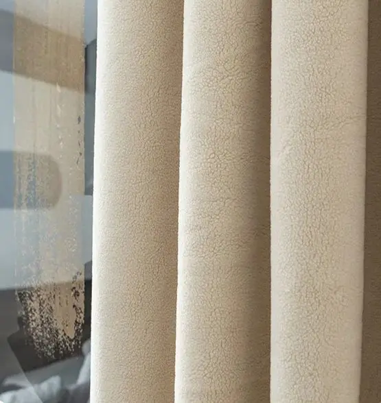 Lamb Wool Curtains Thickened Warm Windshield Blackout Shading Living Room Attic Bedroom Bay Window Cold Resistance Modern Decor
Lamb Wool Curtains Thickened Warm Windshield Blackout Shading Living Room Attic Bedroom Bay Window Cold Resistance Modern Decor